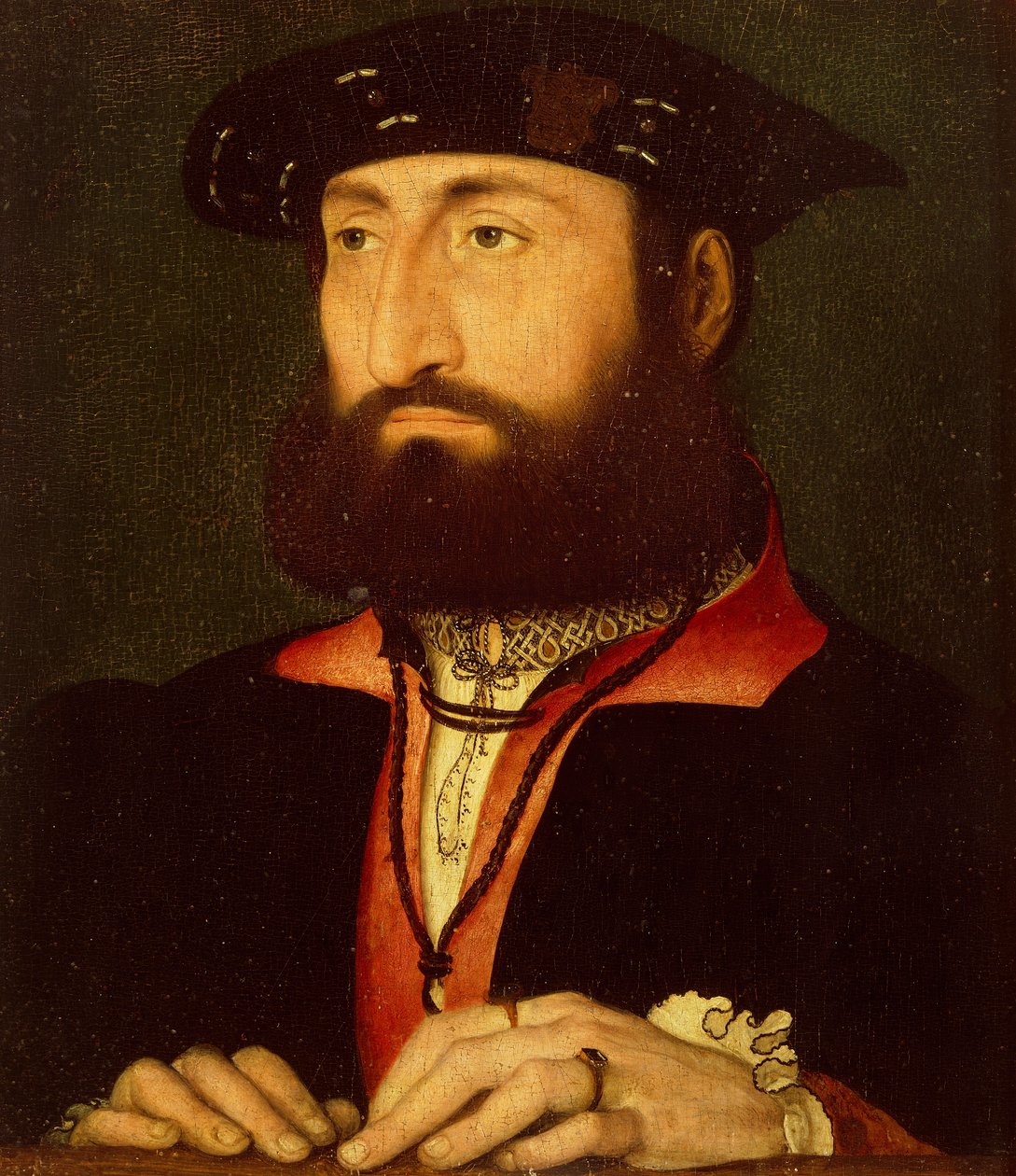 Porträtt av Louis av Cleves, greve av Nevers, av Jean Clouet av Jean Clouet