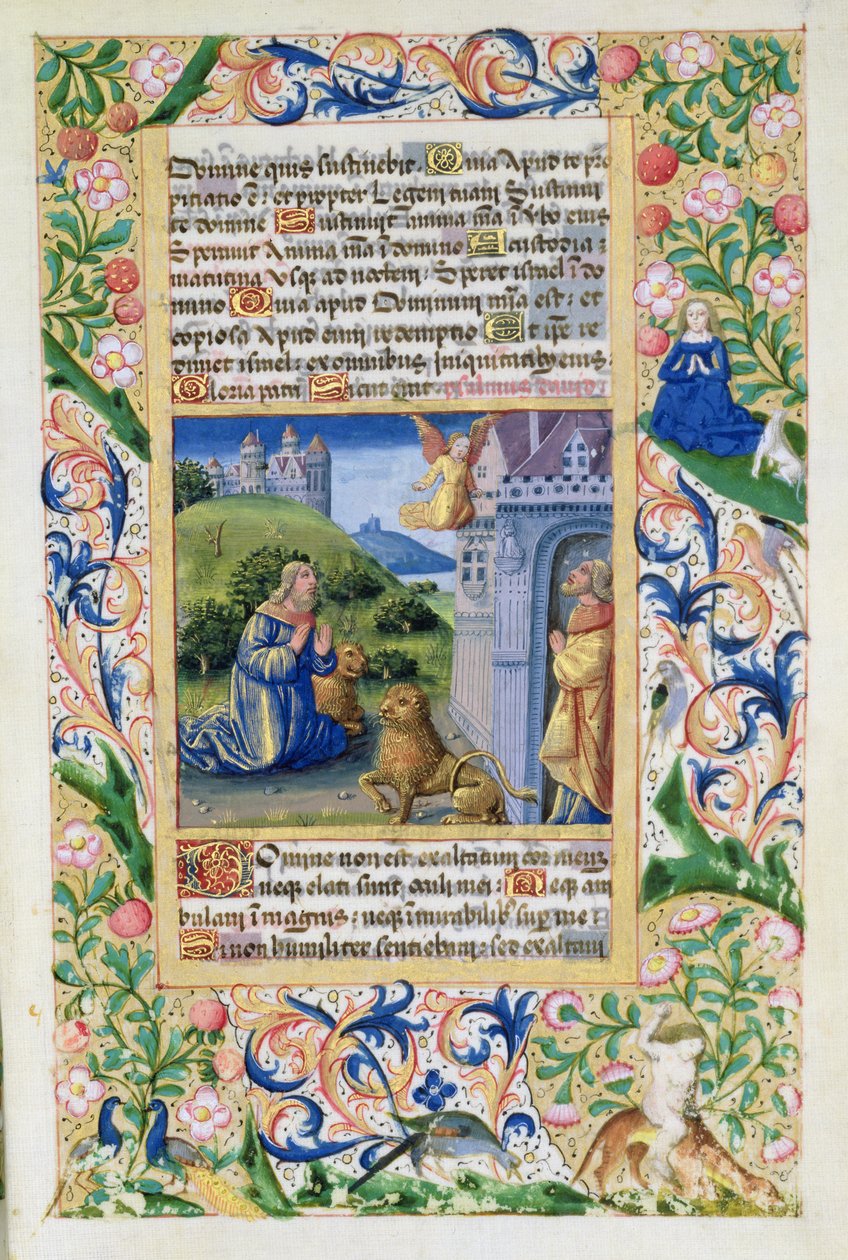 Ms Lat. Q.v.I.126 Antonius den store och Eremiten Paul, från Louis d