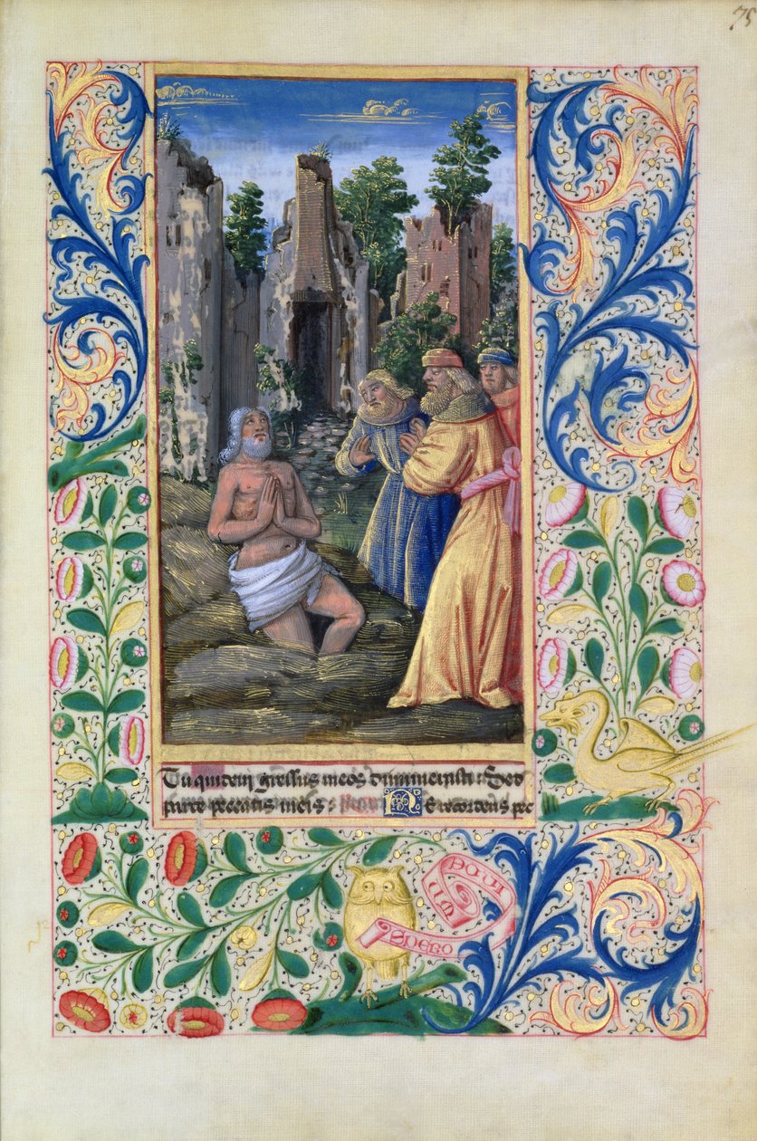 Ms Lat. Q.v.I.126 dopscen, från Louis d