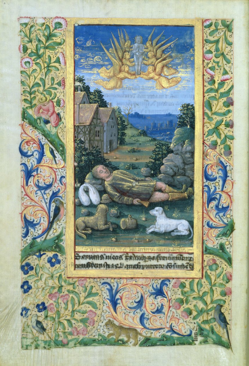 Ms Lat. Q.v.I.126 Saint Roch, från Louis d