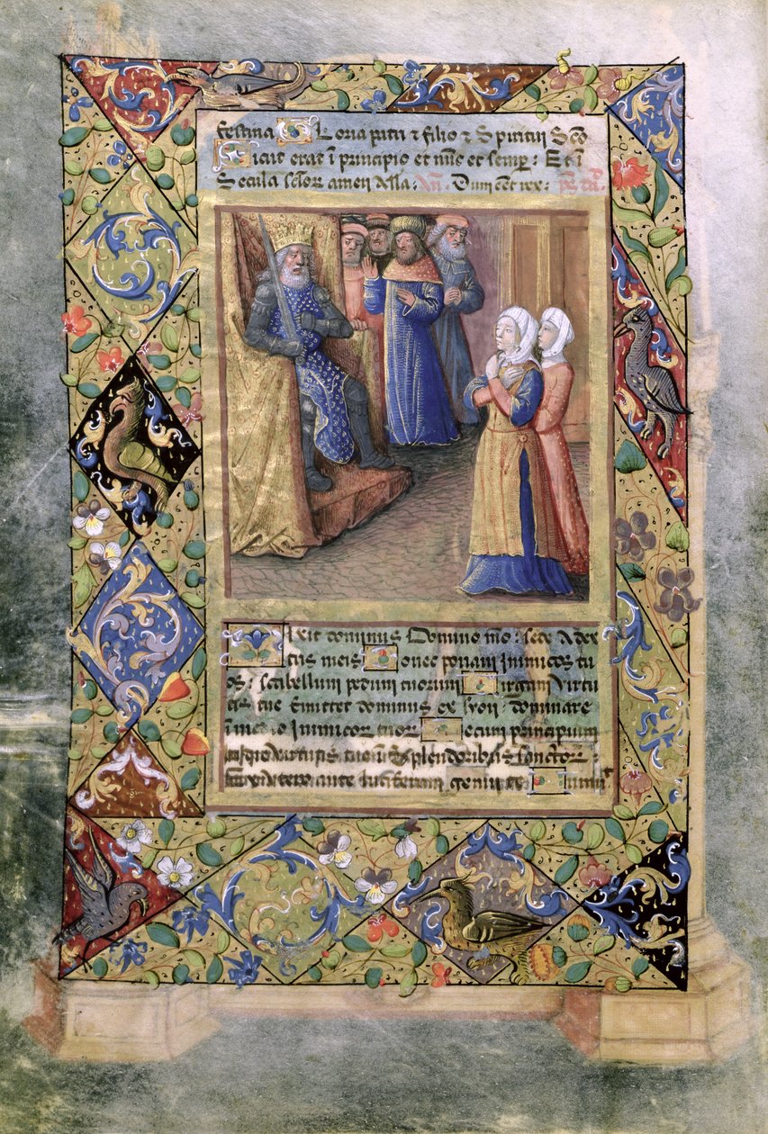 Ms Lat. Q.v.I.126 f.36v Salomos visdom, från 