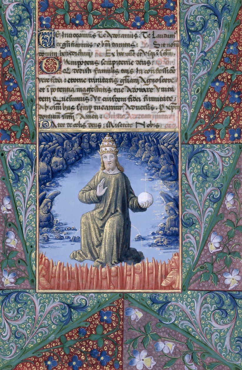 Ms Lat. Q.v.I.126 f.89 Kristus i majestät, från 