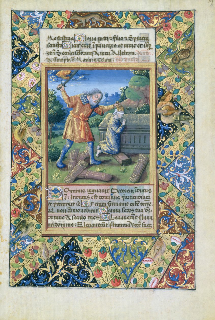 Ms Lat. Q.v.I.126 fol.19 Isaacs offer, från Louis d