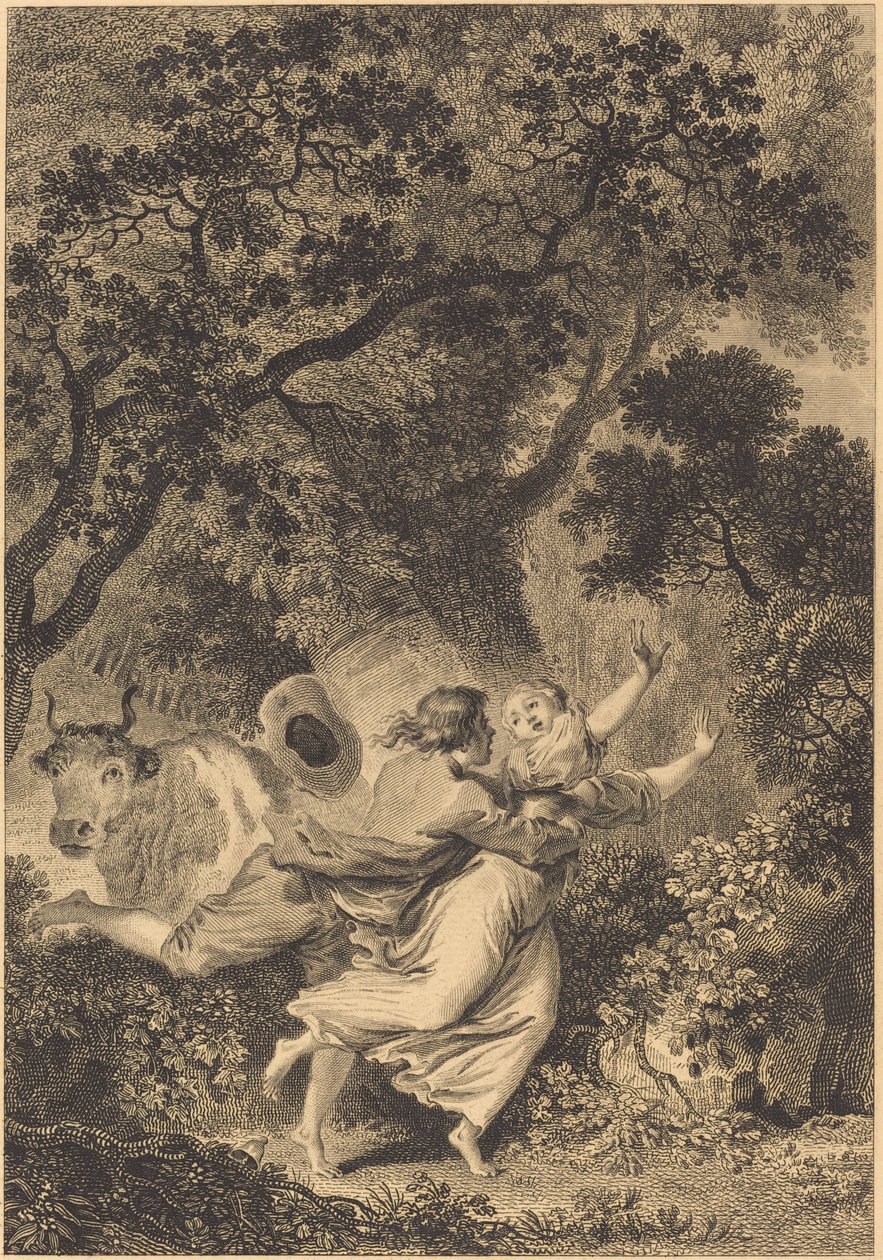 Klockan av Jean Dambrun after Jean Honoré Fragonard