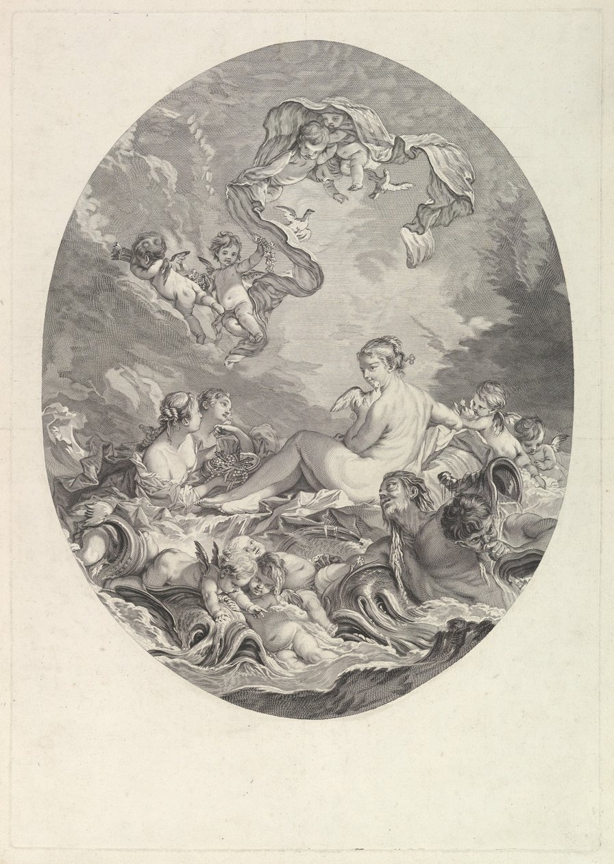 Venus födelse och triumf Venus födelse och triumf, 1700-talet. av Jean Daullé