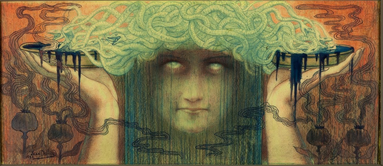 Meduse av Jean Delville