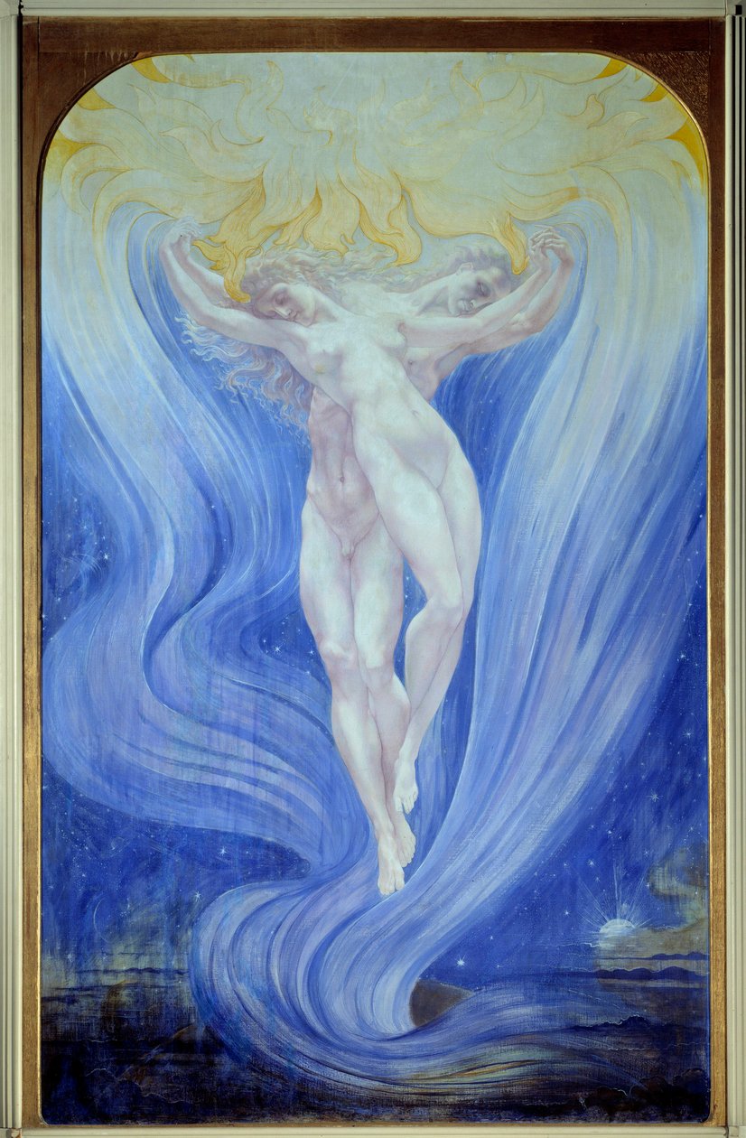Kärleken till själar av Jean Delville