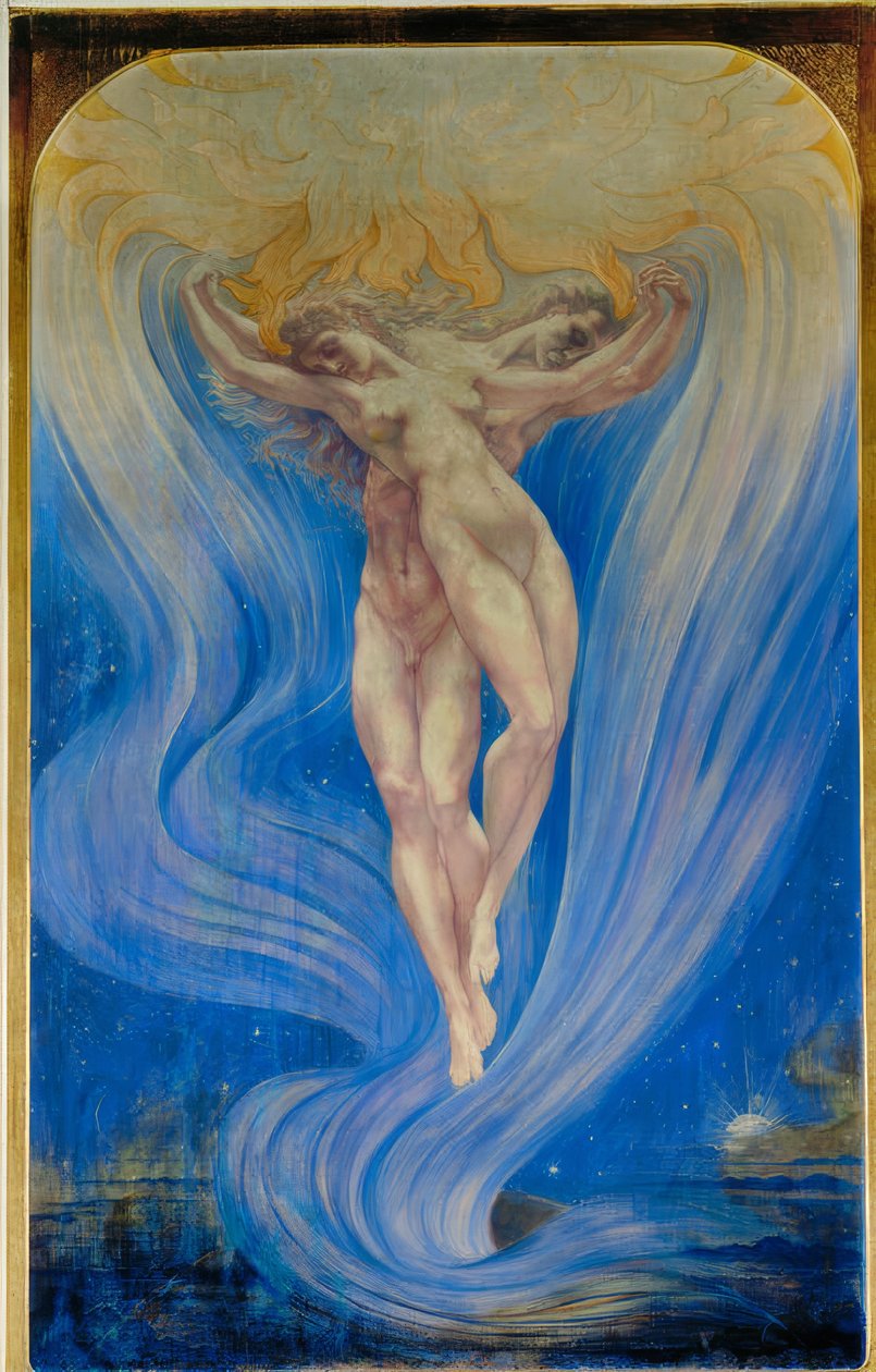 Kärleken till själar av Jean Delville
