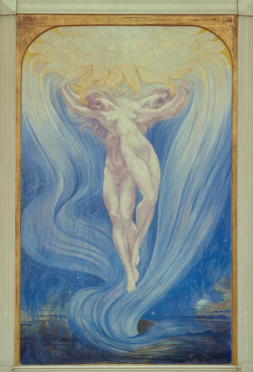 Kärleken till själar av Jean Delville