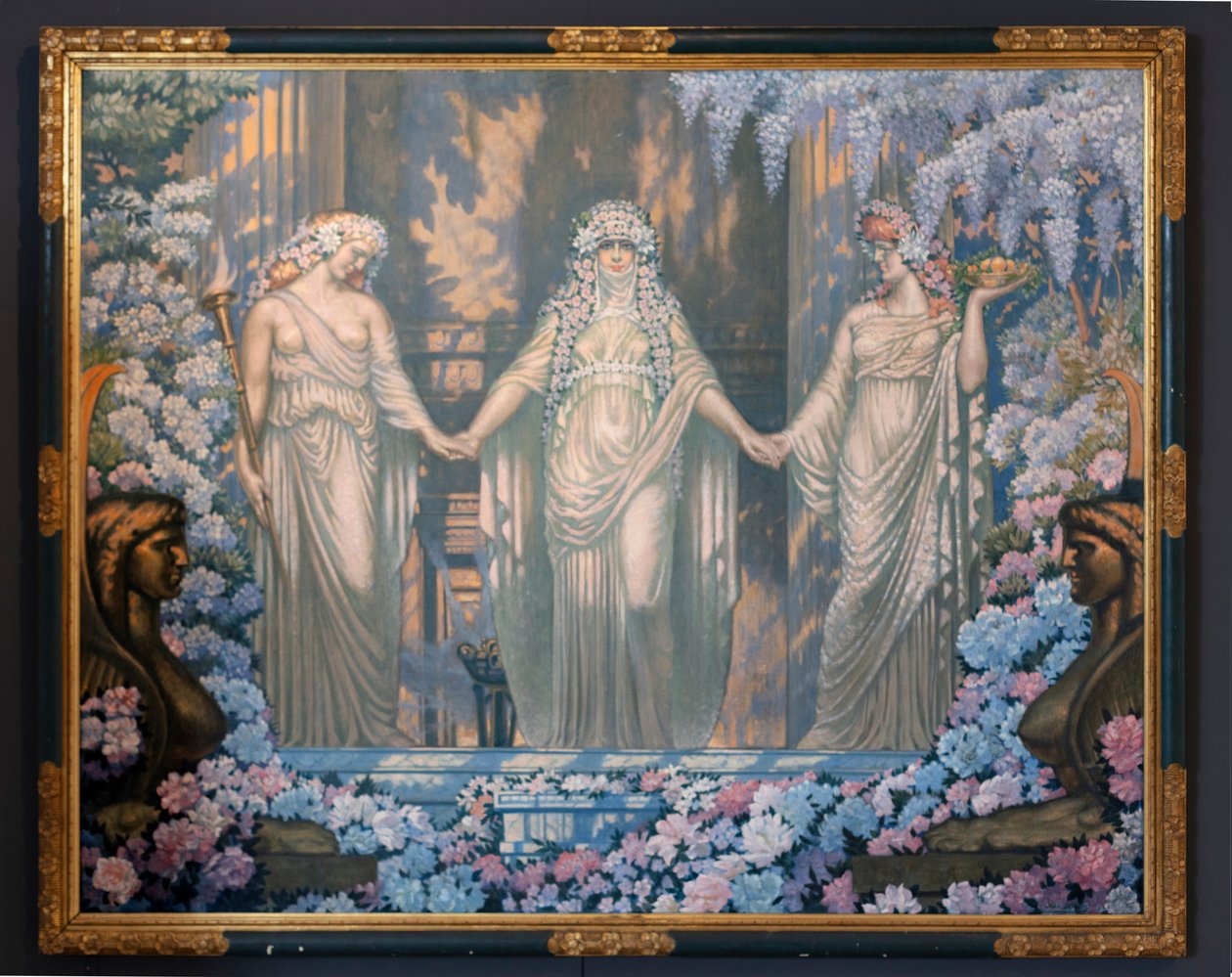 Kvinnorna i Eleusis av Jean Delville