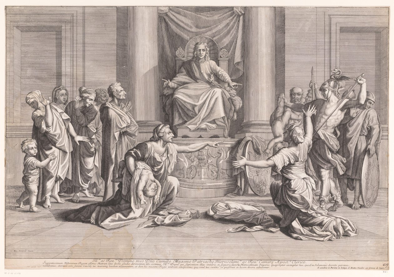 Salomos dom av Jean Dughet (attributed to)