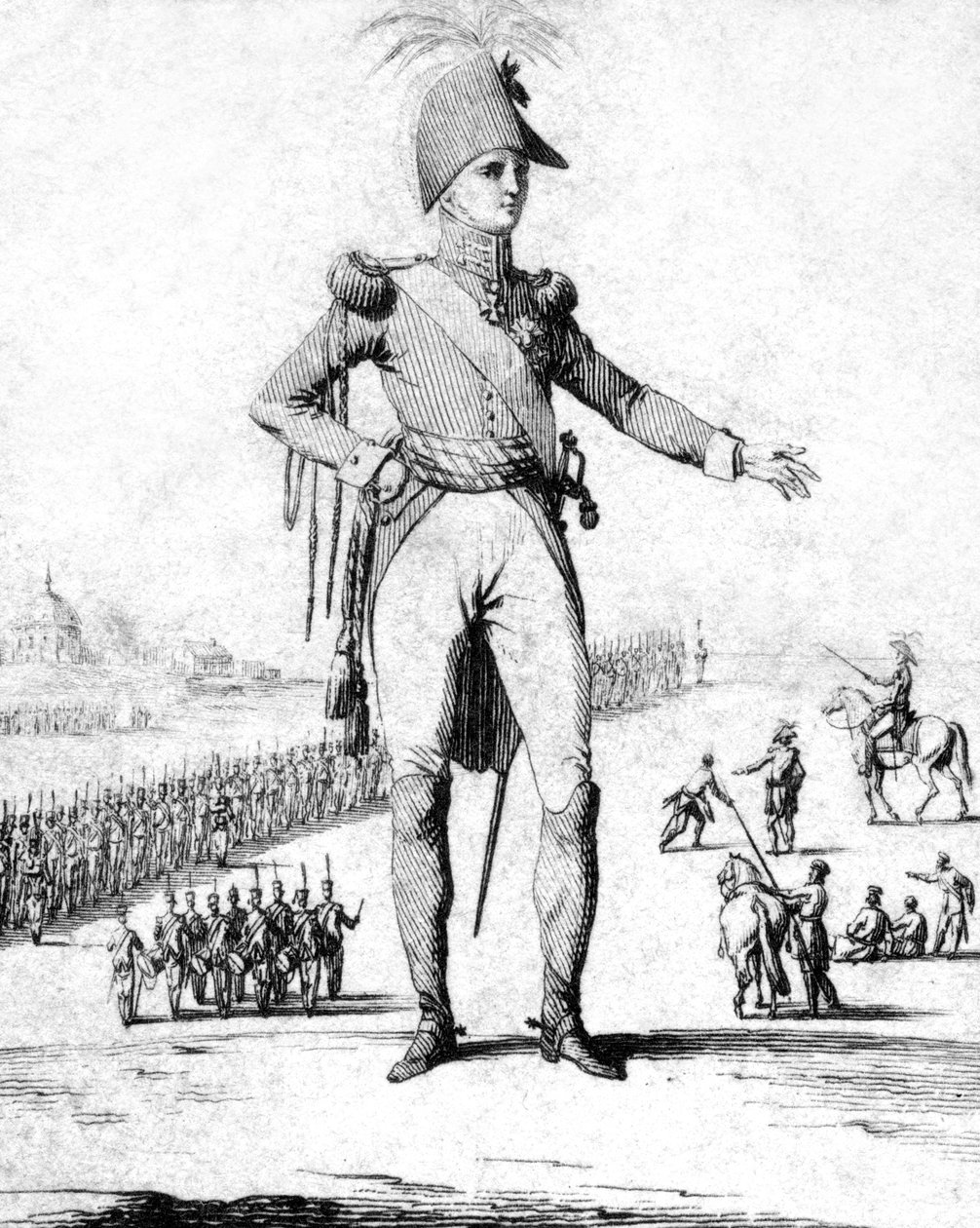 Alexander I av Ryssland, Rysslands kejsare, tidigt 1800-tal. av Jean Duplessis Bertaux