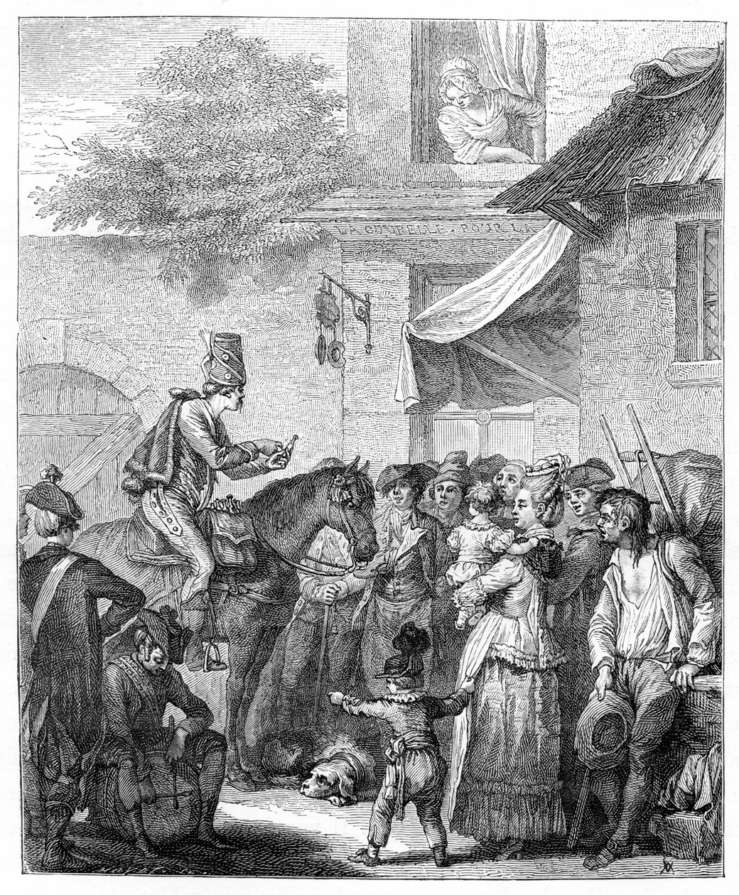 Den tyska charlatanen, 1885. av Jean Duplessis Bertaux