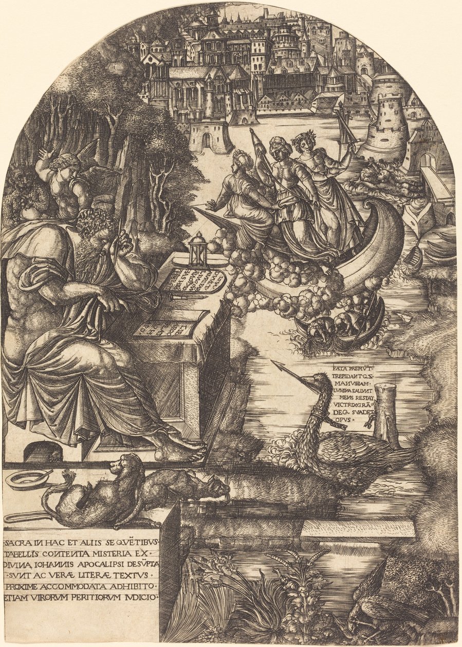Jean Duvet som Sankt Johannes evangelisten av Jean Duvet