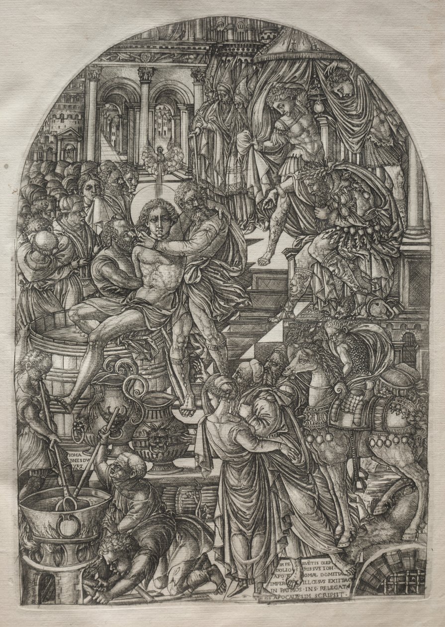 Apokalypsen: St. Johannes evangelistens martyrskap av Jean Duvet