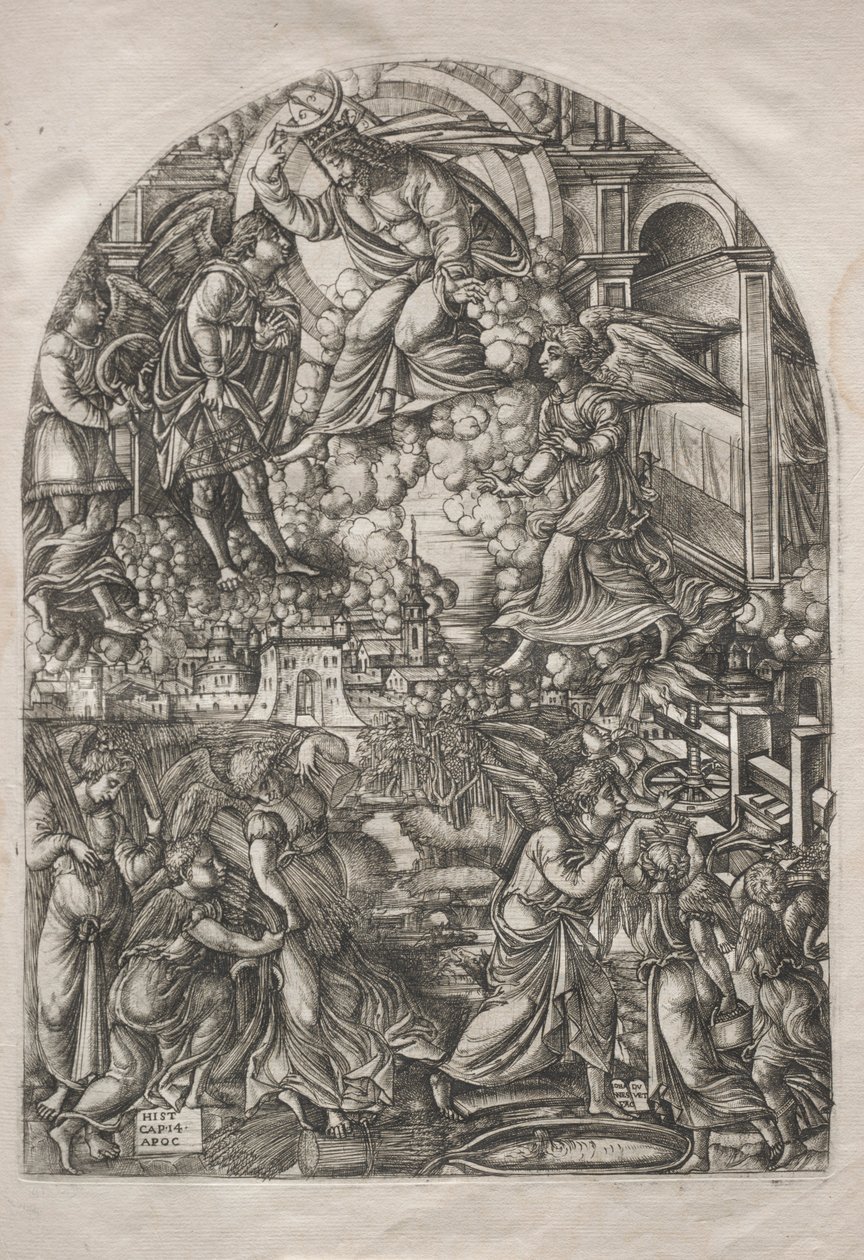 The Apocalypse: The Winepress of the Wrath of God, 1546-1556. av Jean Duvet