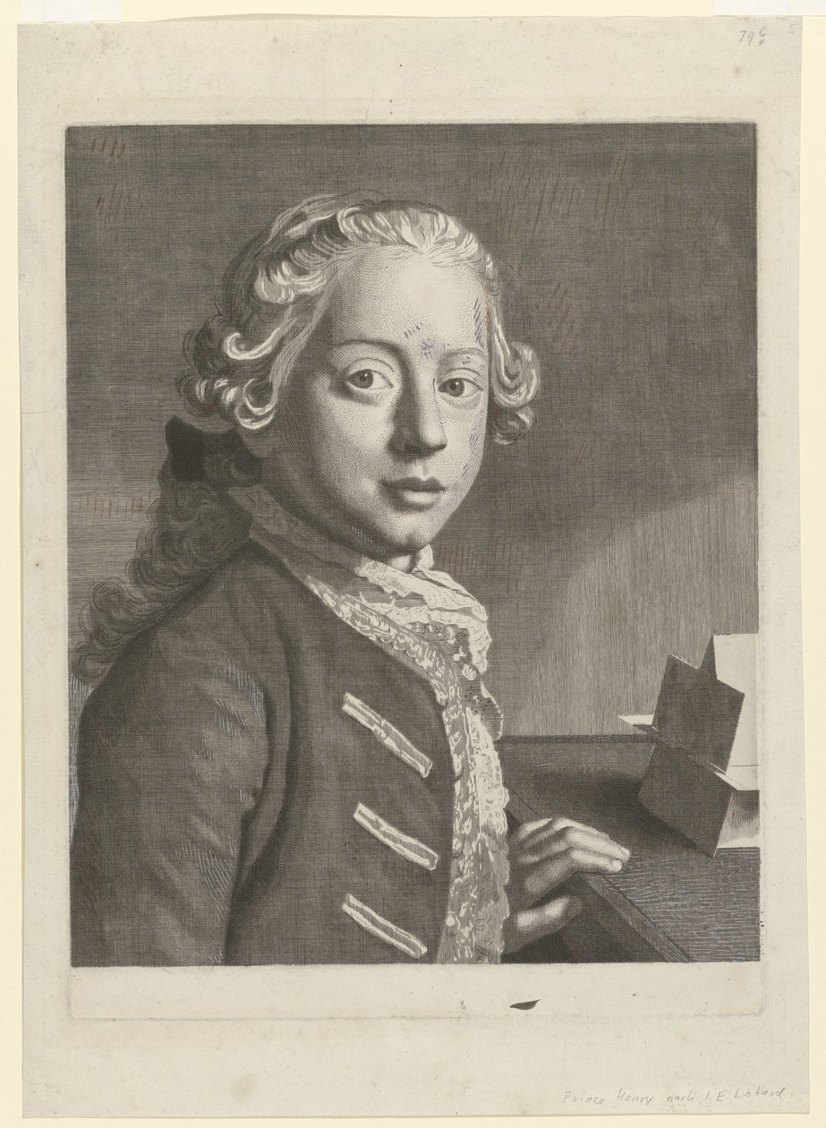 Porträtt av Henry Frederick, hertig av Cumberland Porträtt av Henry Frederick, hertig av Cumberland av Jean Etienne Liotard (attributed to)