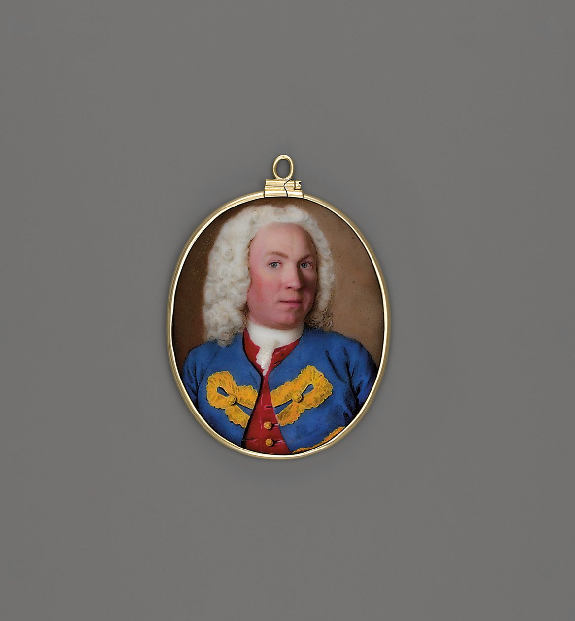En gentleman, kallad Hugh, Earl of Marchmont (emalj på koppar) av Jean Étienne Liotard