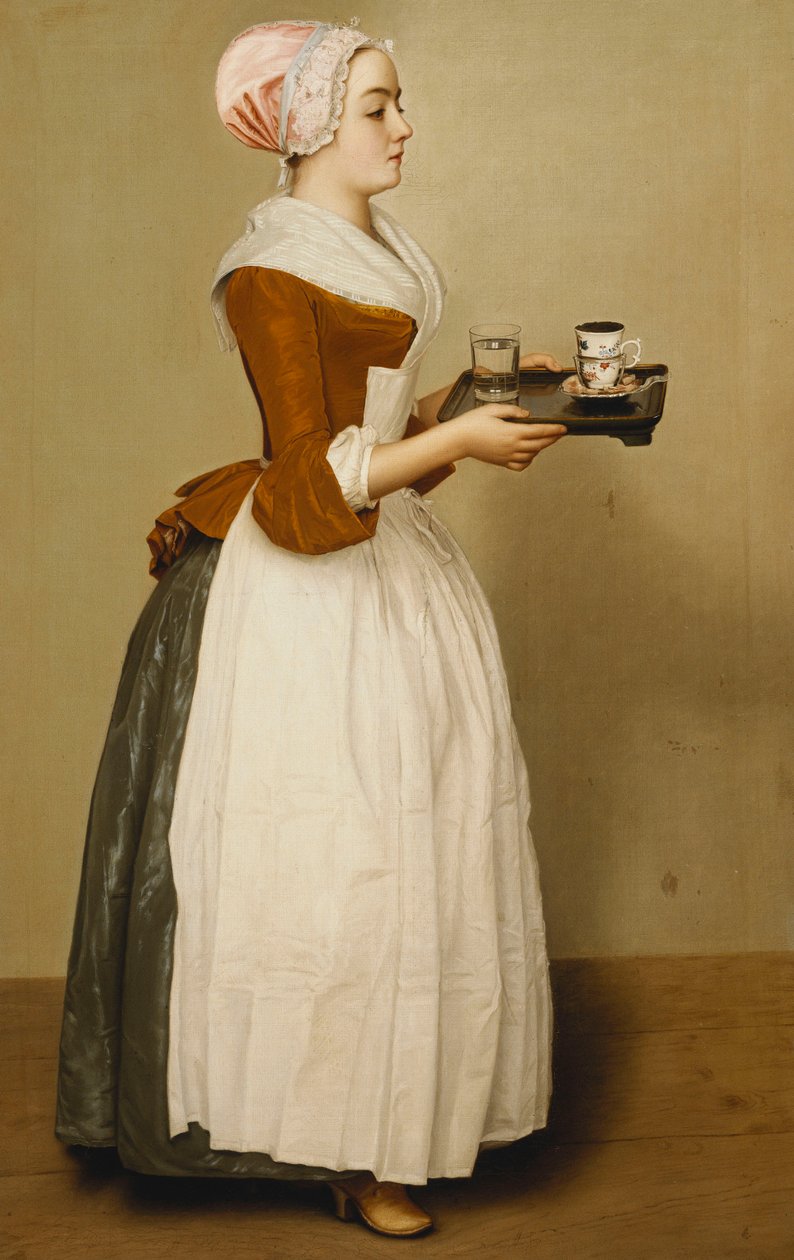 Kopp choklad; Chokladkoppen, av Jean Étienne Liotard
