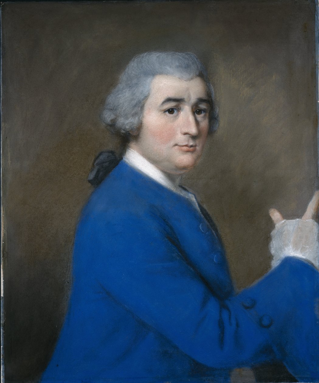 David Garrick, i hög överrock (pastell på papper) av Jean Étienne Liotard