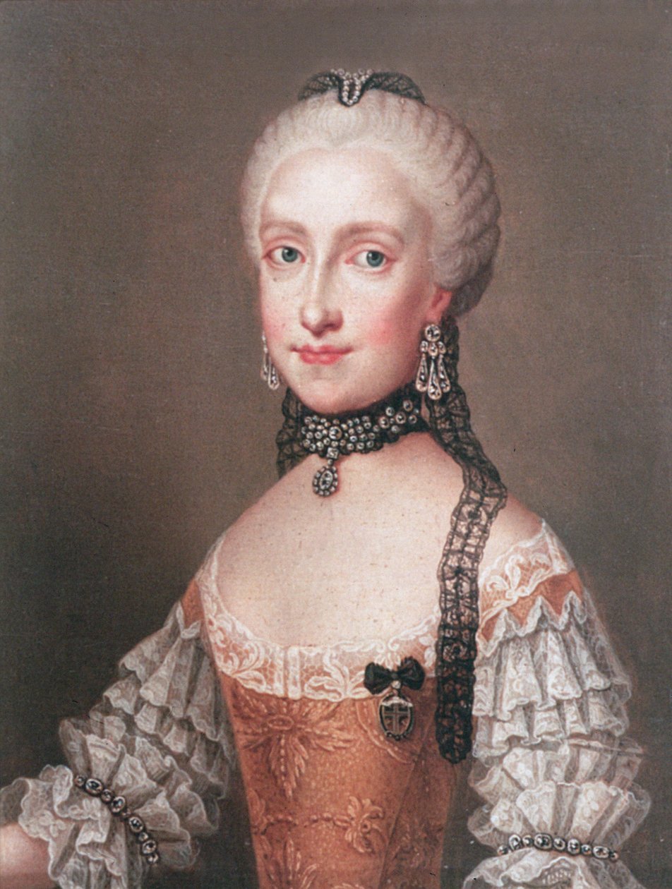 Infanta Maria Ludovica, dotter till Karl III av Spanien och hustru till Leopold II (1747-92) den helige romerske kejsaren och storhertigen av Toscana av Jean Étienne Liotard