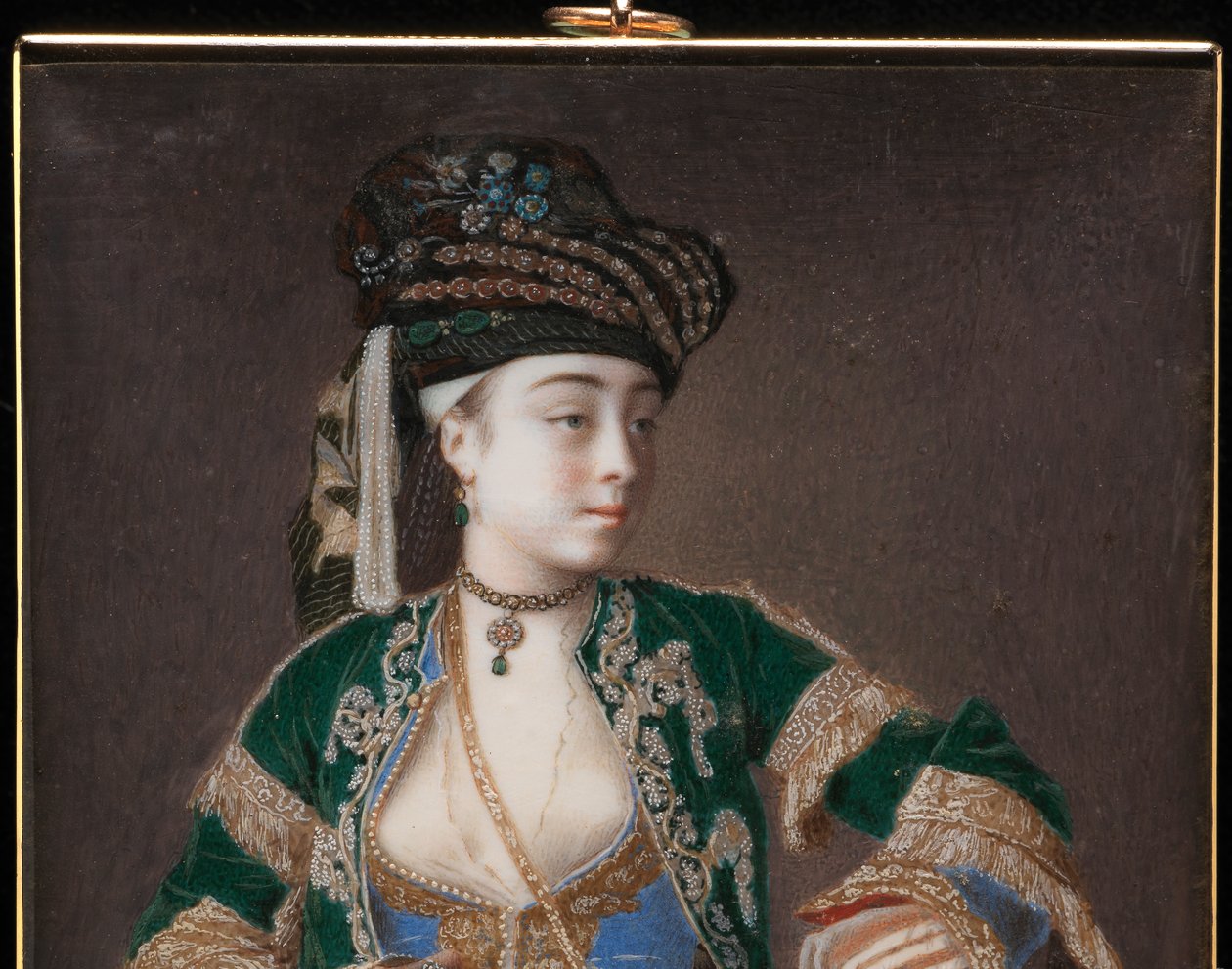 Laura Tarsi, "En grekisk dam", 1745-1749 av Jean Étienne Liotard