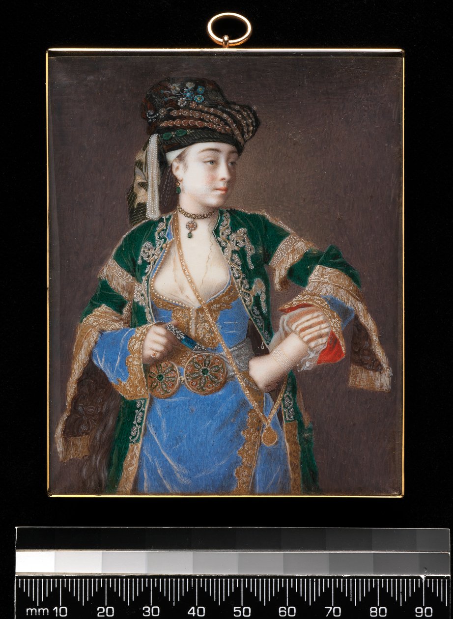 Laura Tarsi, "En grekisk dam", 1745-1749 av Jean Étienne Liotard