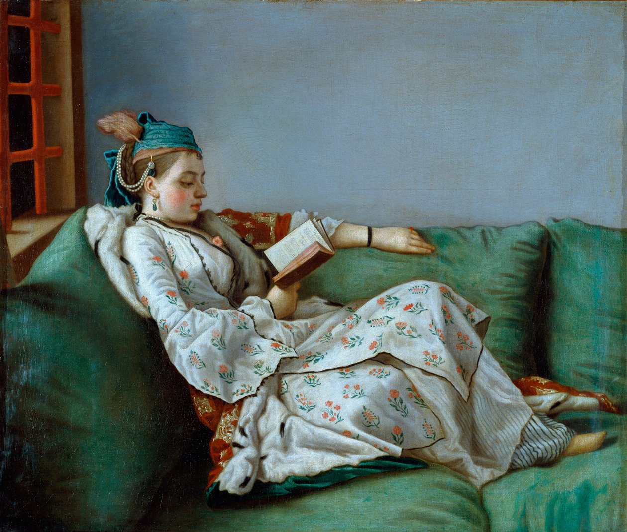 Maria Adelaide av Frankrike i turkisk kostym, 1753 av Jean Étienne Liotard