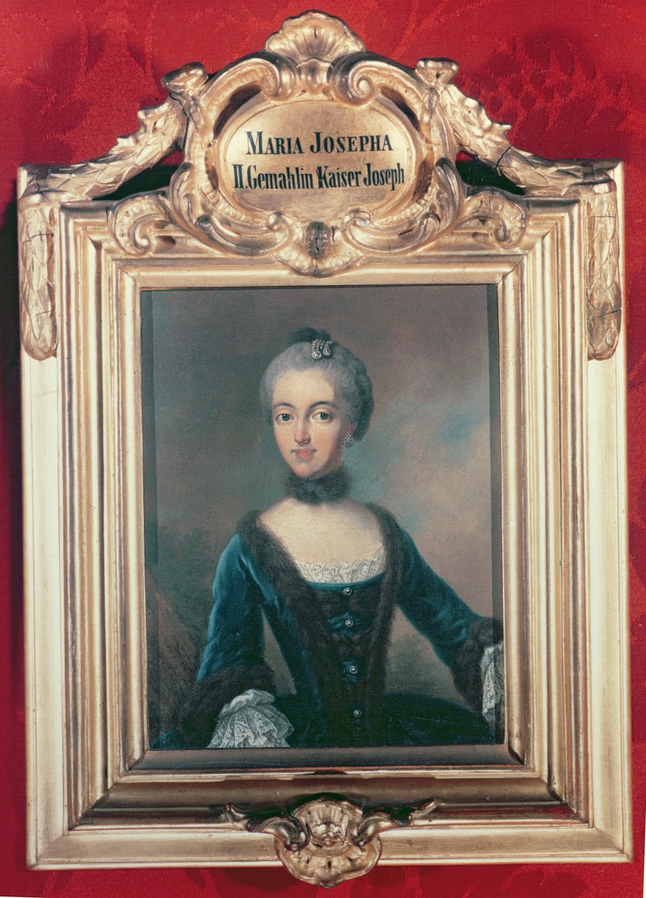 Maria Josepha av Bayern, andra hustru till Joseph II (1741-90), den helige romerske kejsaren av Jean Étienne Liotard