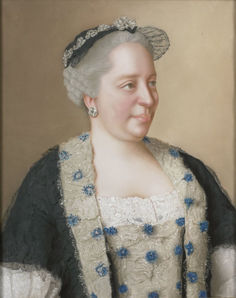 Maria Theresia av Österrike (1717-80), ärkehertiginna av Österrike, drottning av Ungern och Böhmen, romersk-tysk kejsarinna av Jean Étienne Liotard
