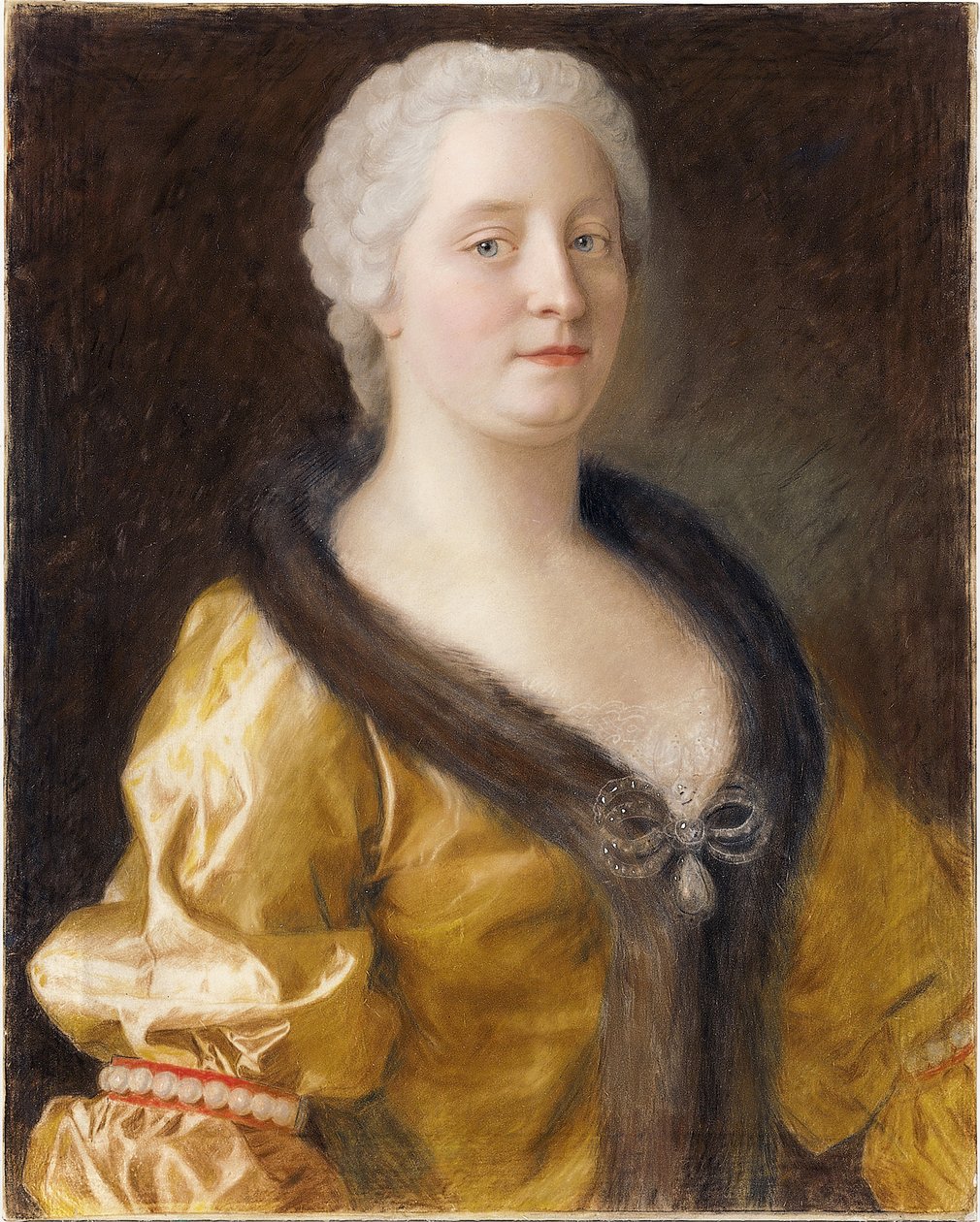 Porträtt av kejsarinnan Maria Theresia av Österrike av Jean Étienne Liotard