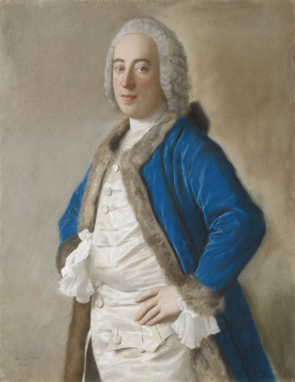 Porträtt av Joseph Bouër Porträtt av Joseph Bouër, köpman i Genua av Jean Étienne Liotard