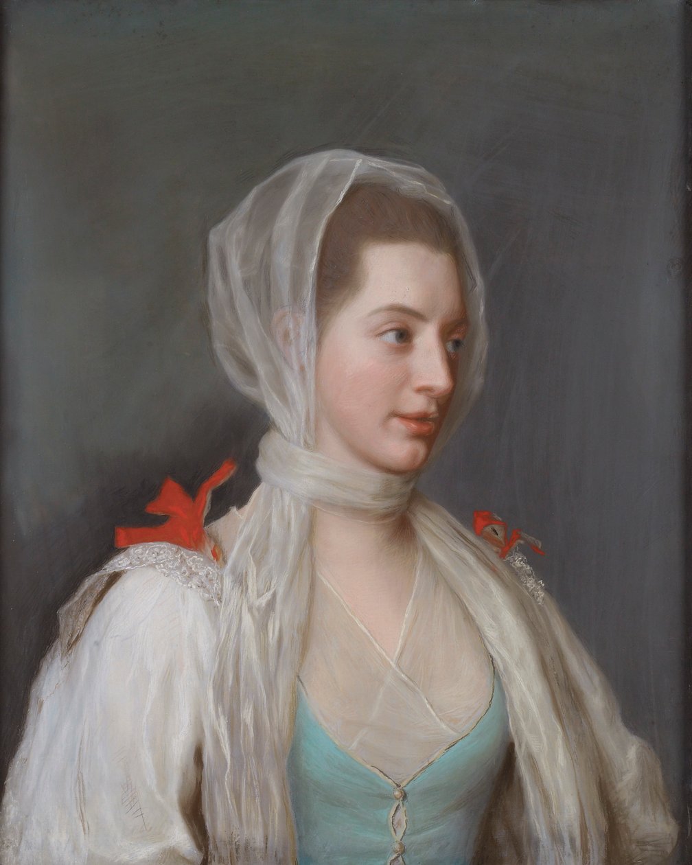 Porträtt av Lady Charles Spencer, 1754 av Jean Étienne Liotard