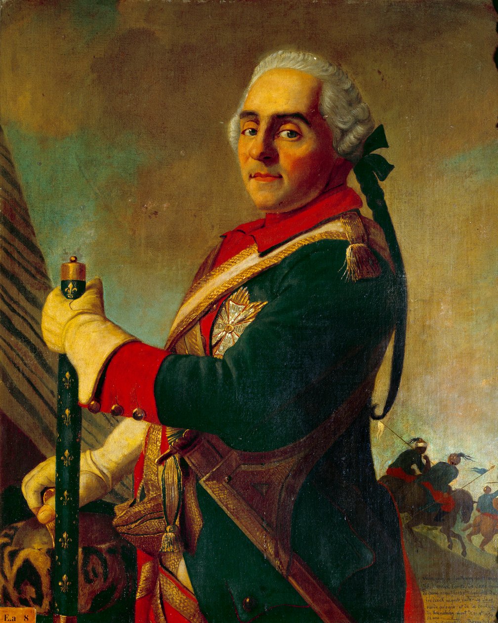 Porträtt av Maurice greve av Sachsen, marechal av Frankrike (1696-1750) Målning av Jean Etienne Liotard (1702-1789) av Jean Étienne Liotard