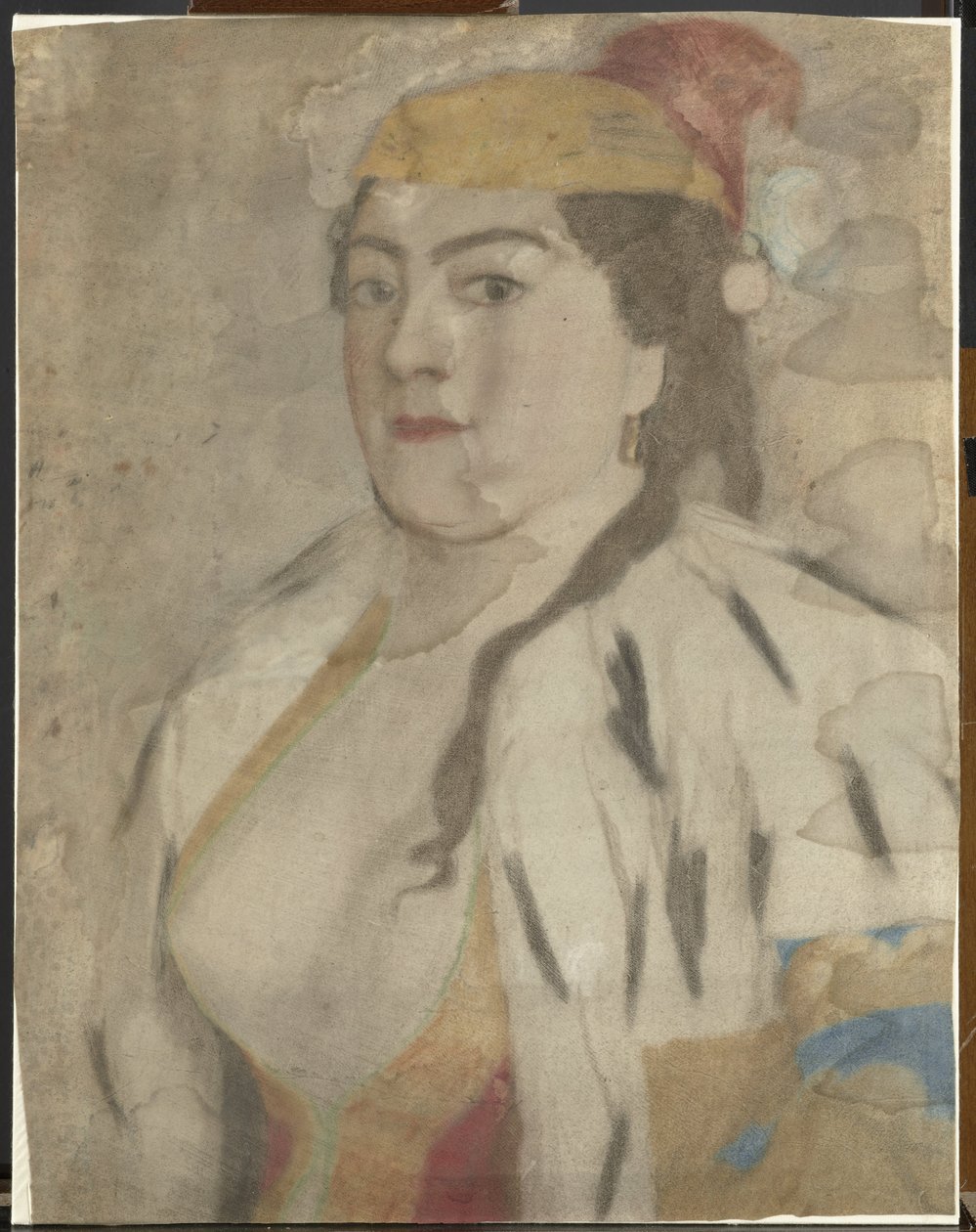 Porträtt av en okänd kvinna från Istanbul av Jean Étienne Liotard