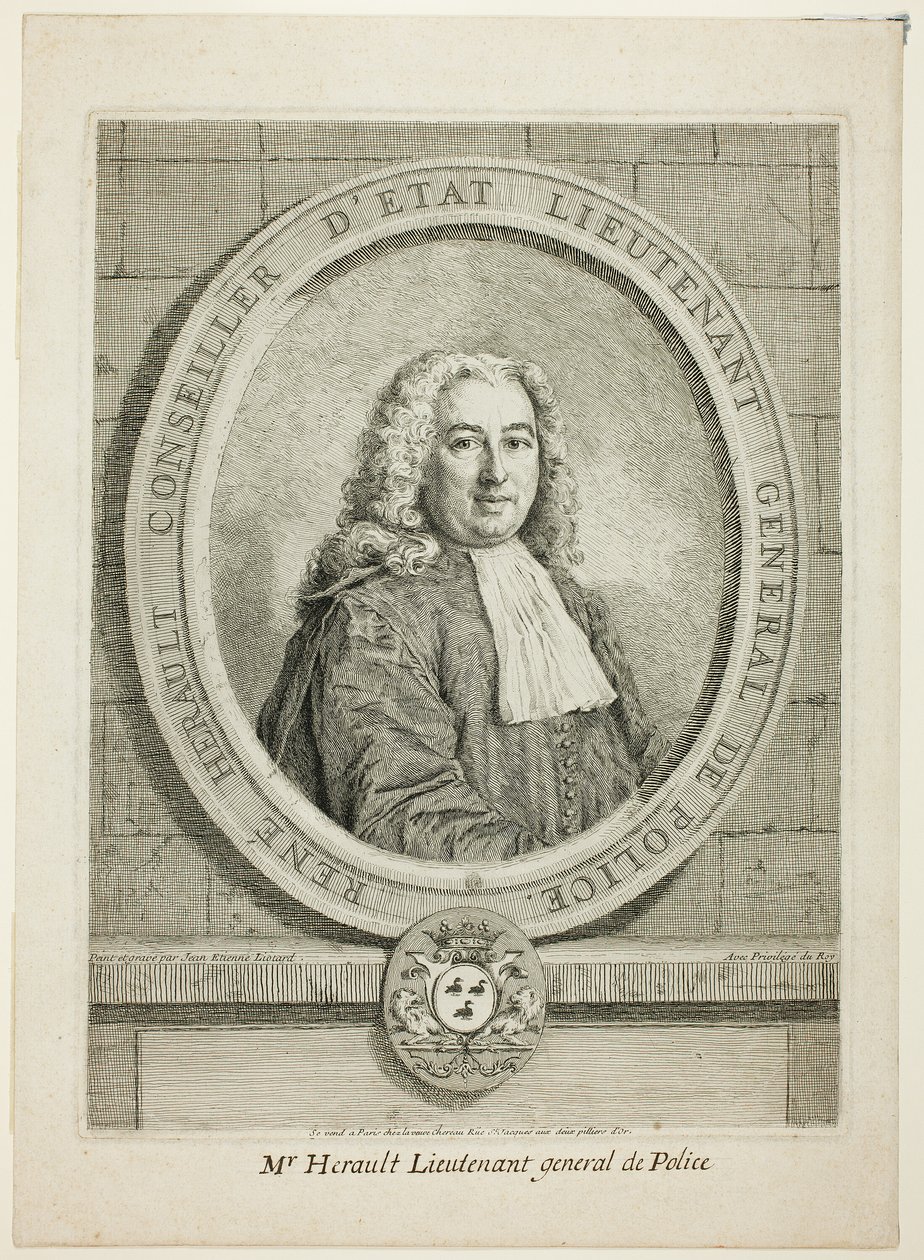 René Hérault av Jean Étienne Liotard