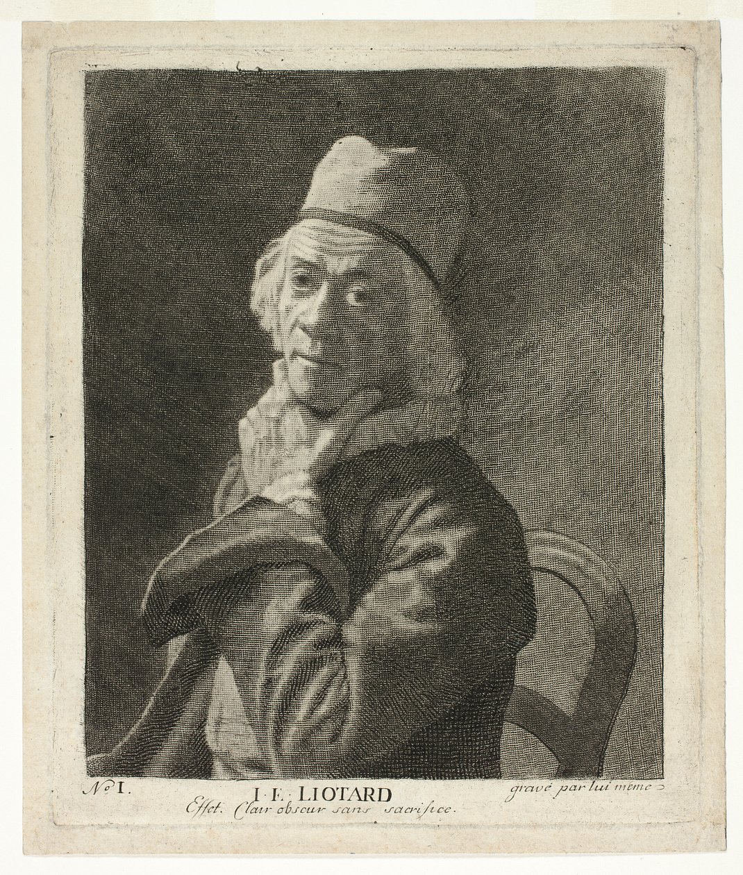 Det lilla självporträttet av Jean Étienne Liotard