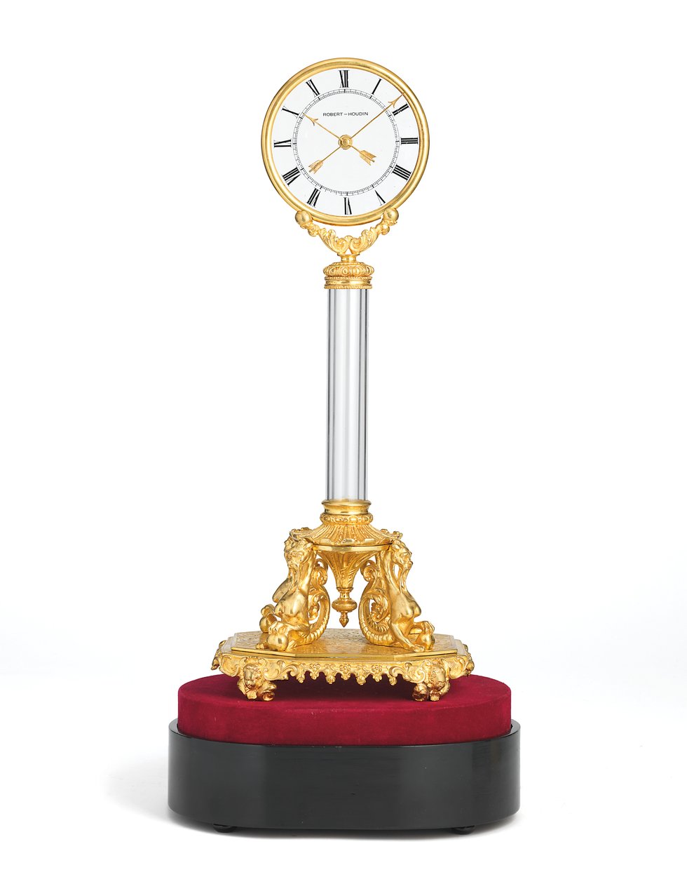 Napoleon III slående mystisk klocka, ca 1850 (ormolu & glas) av Jean Eugene Robert