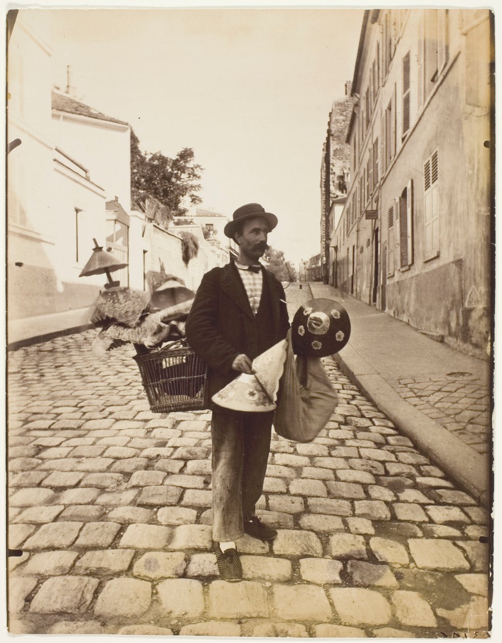 Marchand abat-jours av Jean Eugène Auguste Atget