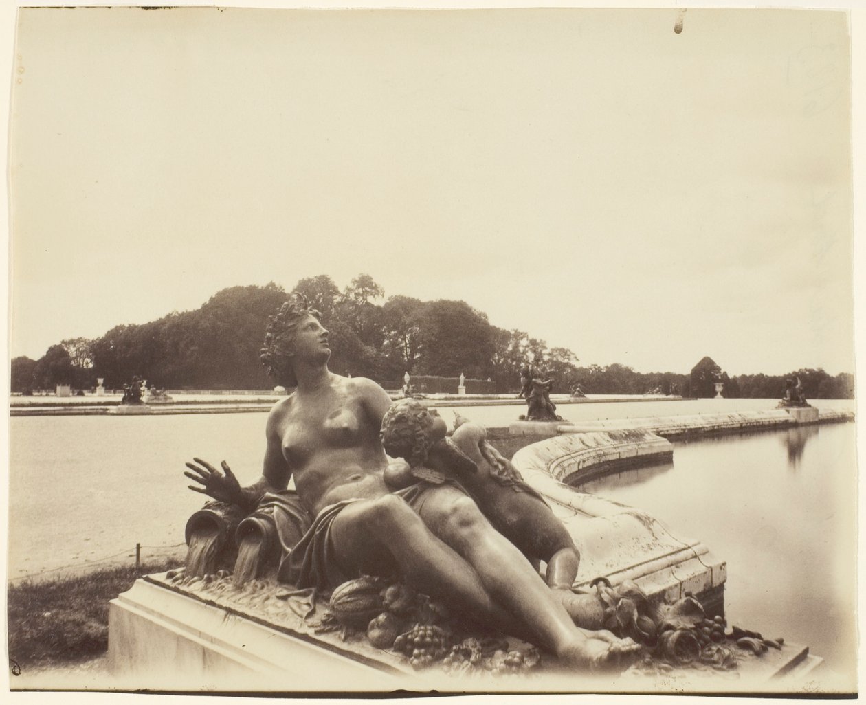 Versailles, Norra bassängen av Jean Eugène Auguste Atget