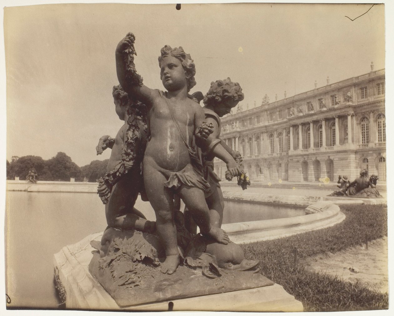 Versailles, hörnet Park av Jean Eugène Auguste Atget
