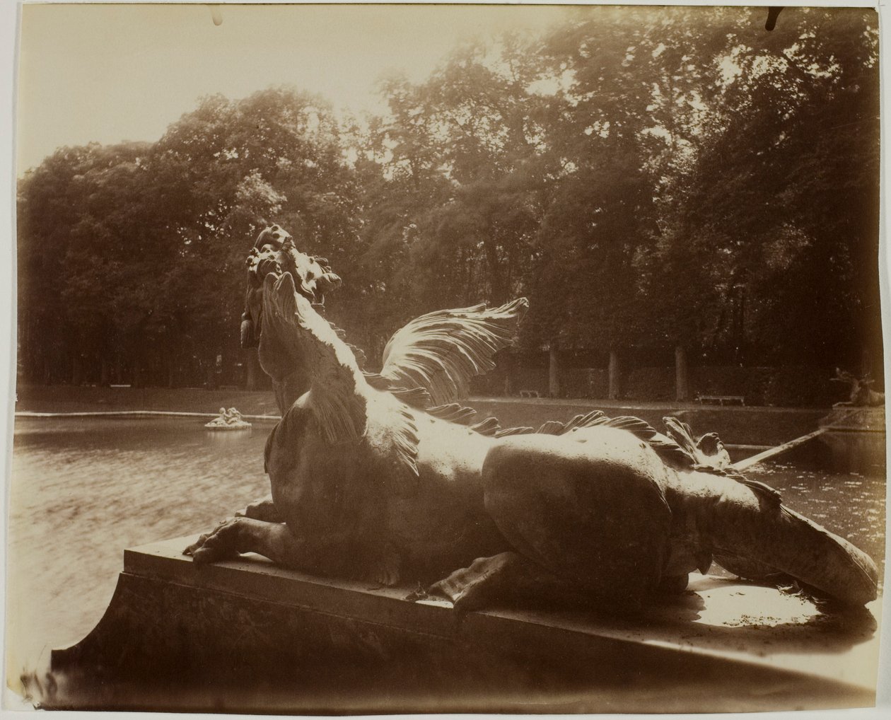 Versailles, Grand Trianon, draken av Hardy av Jean Eugène Auguste Atget