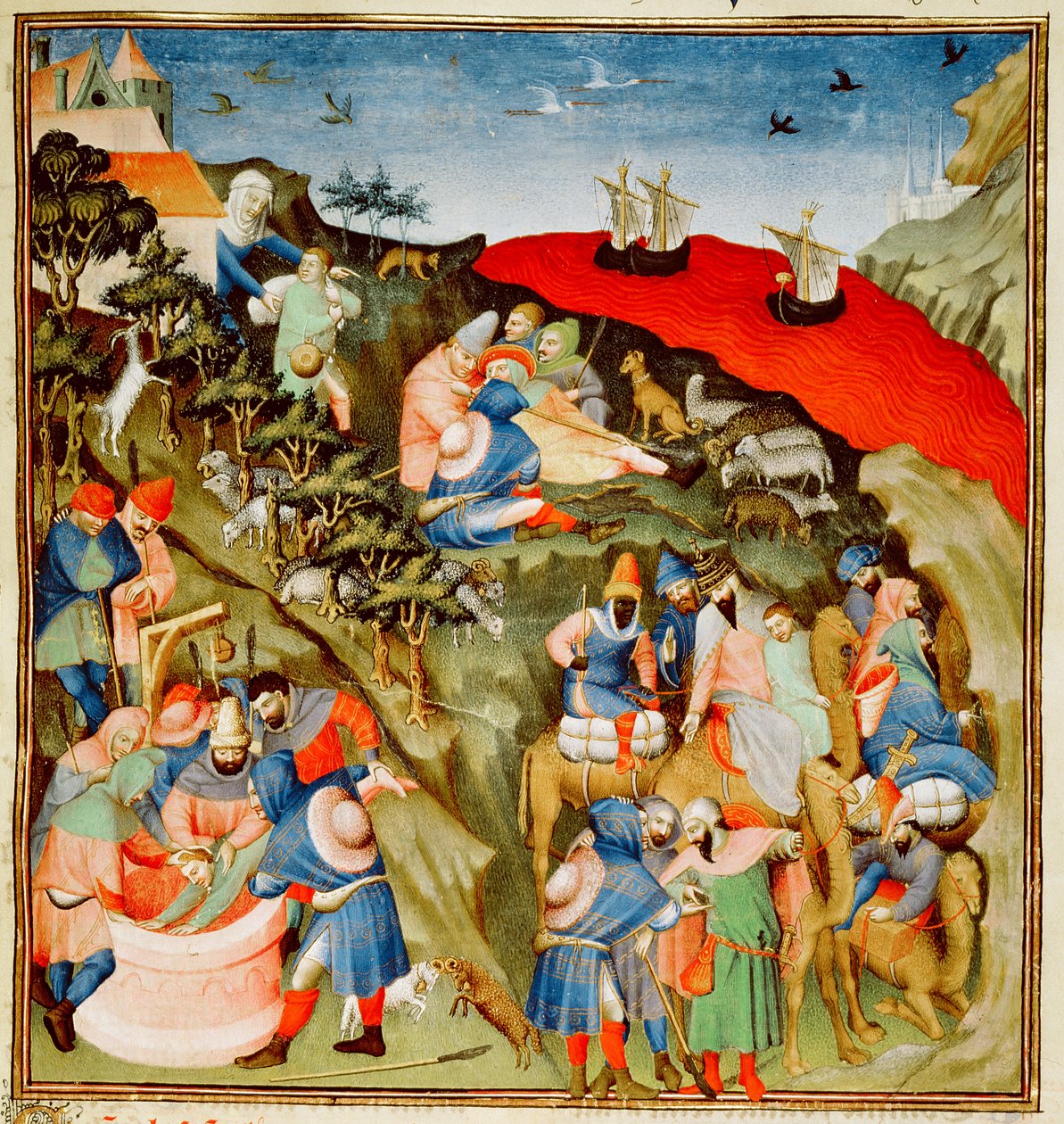 Fr.247 f.25 The Story of Joseph, illustration, från 