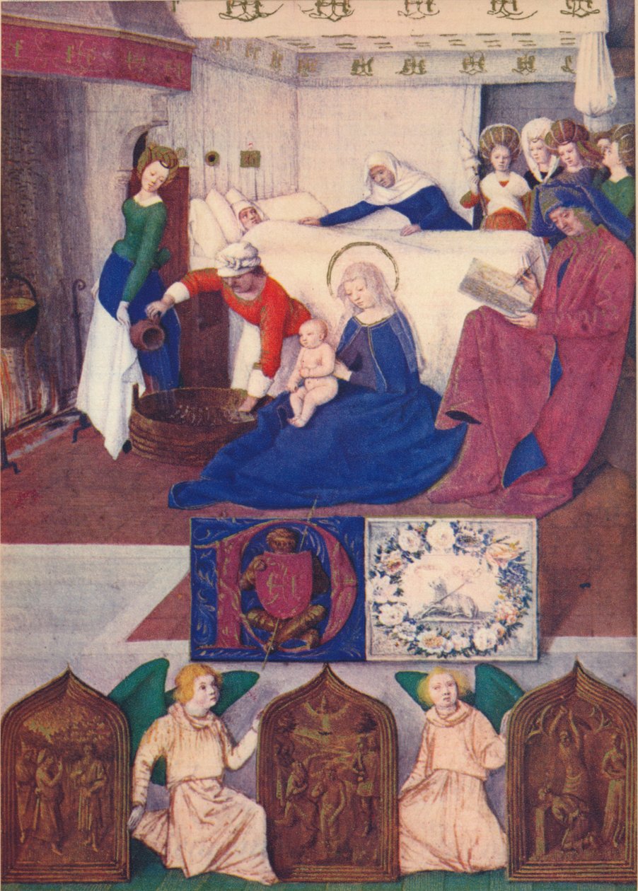 Johannes Döparens födelse, c1455, 1939 av Jean Fouquet