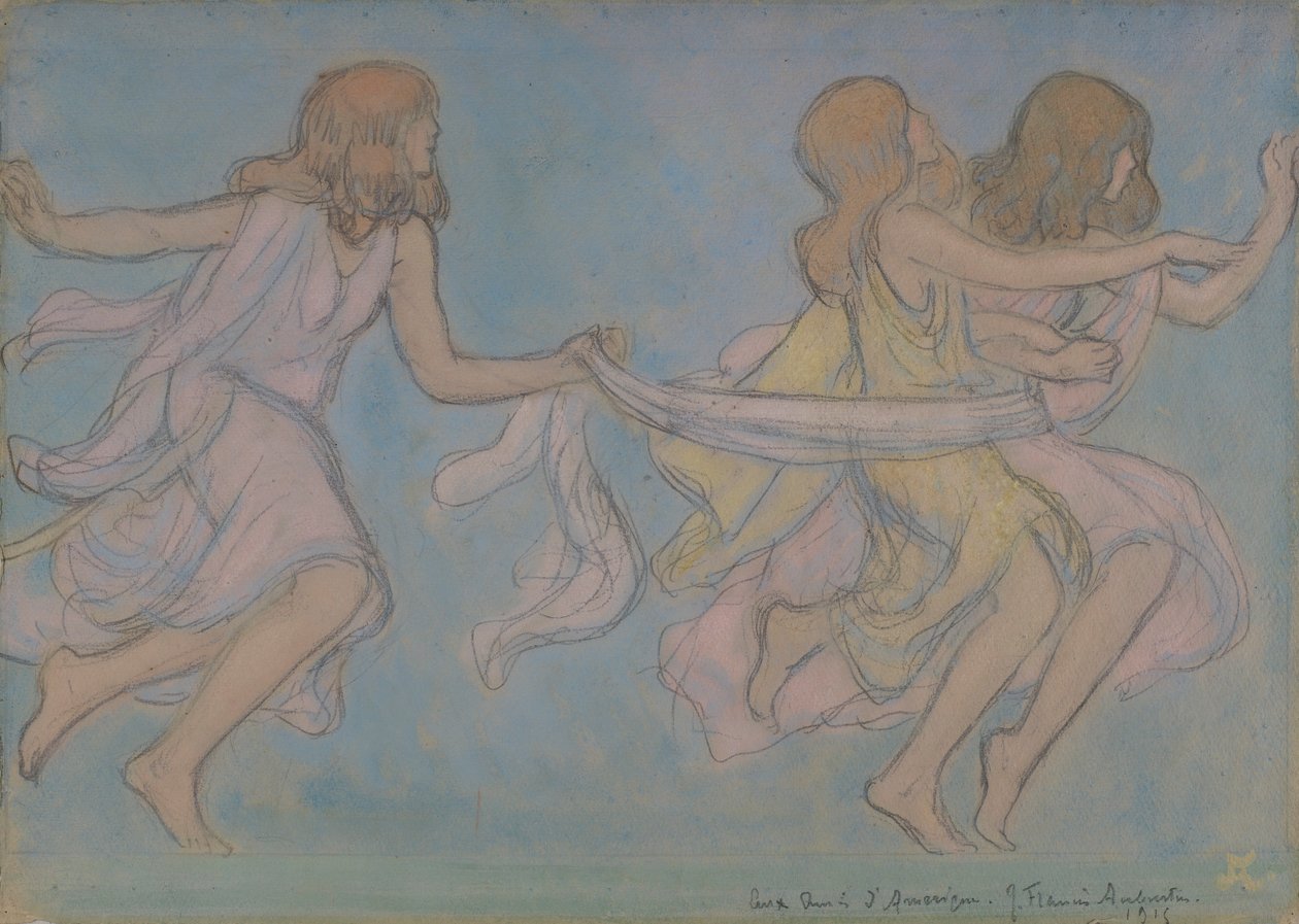 Barn i lek av Jean Francis Auburtin