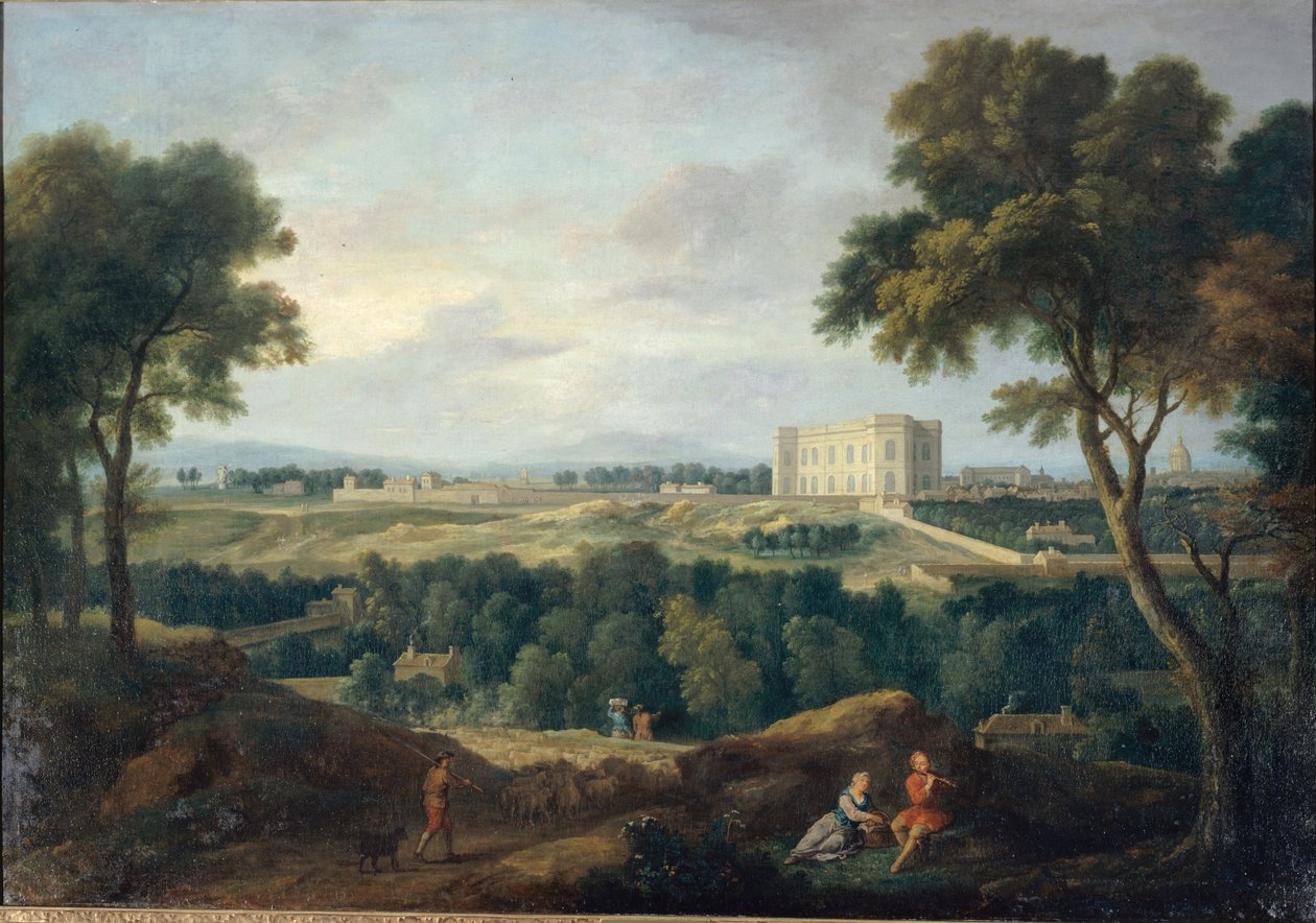 Observatoriet, sett från Butte aux Cailles, ca 1710 (olja på duk) av Jean Francois I Millet