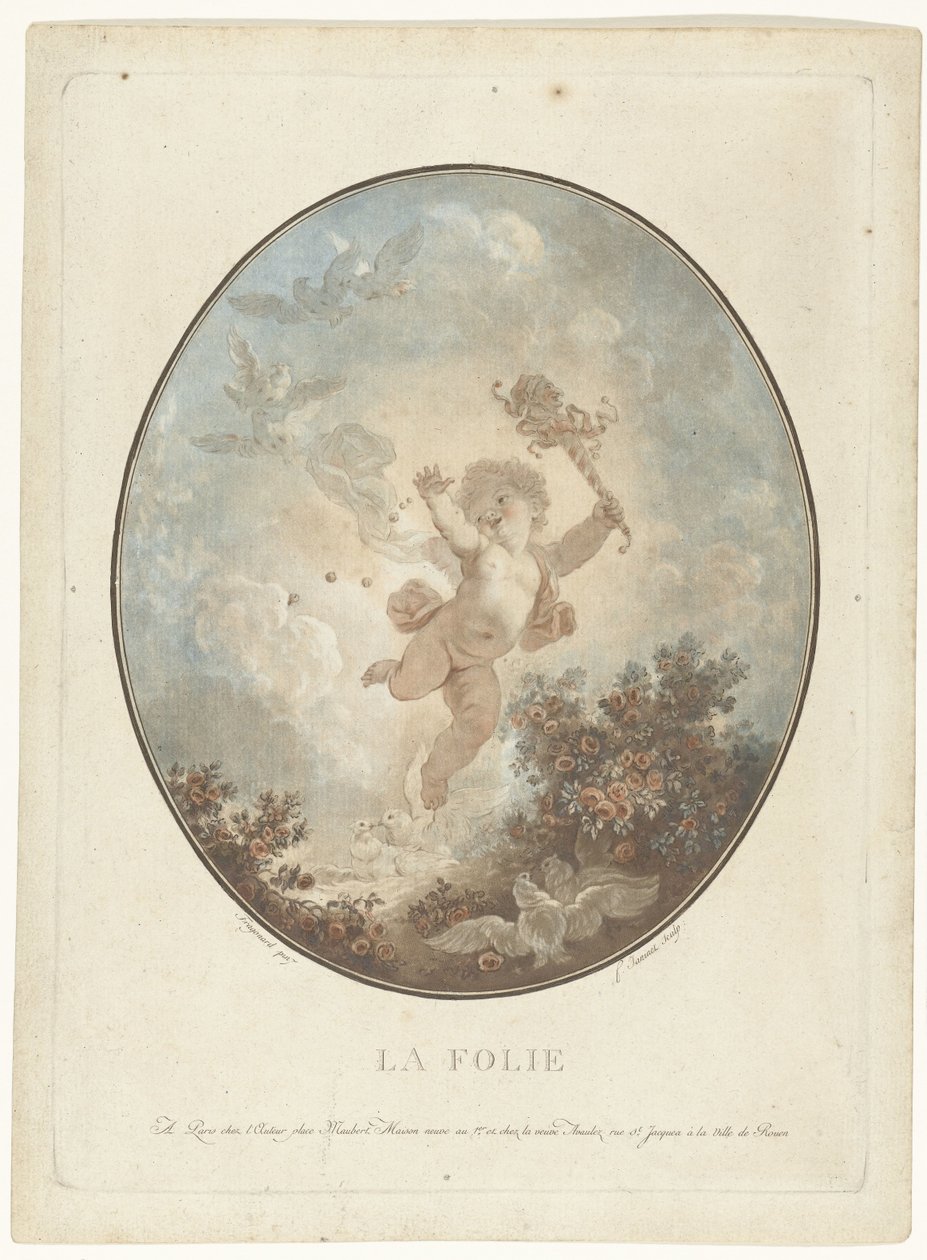 Utsvävningen La Folie (titel på objekt) av Jean Francois Janinet
