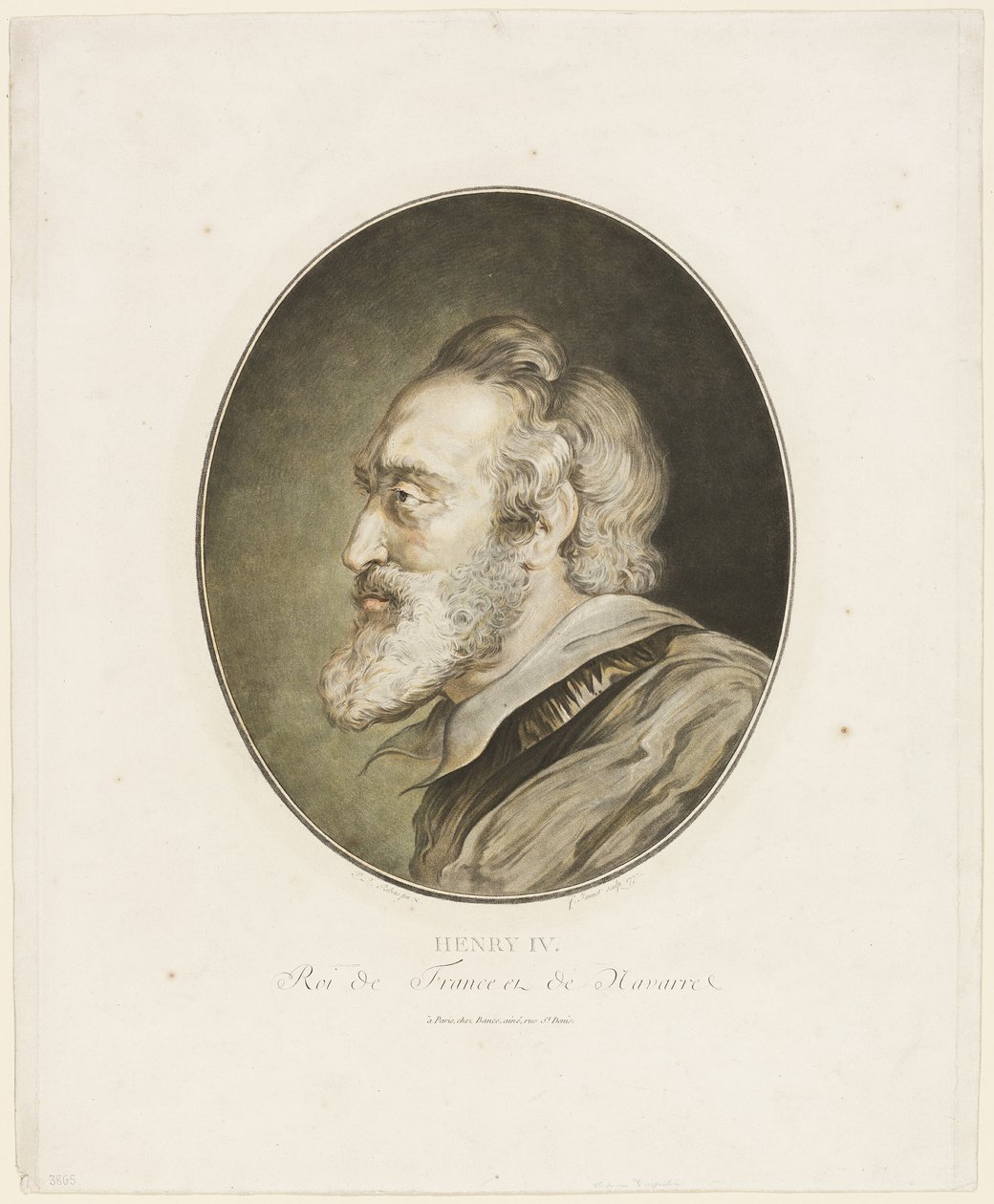 Henrik IV, kung av Frankrike och Navarra av Jean Francois Janinet