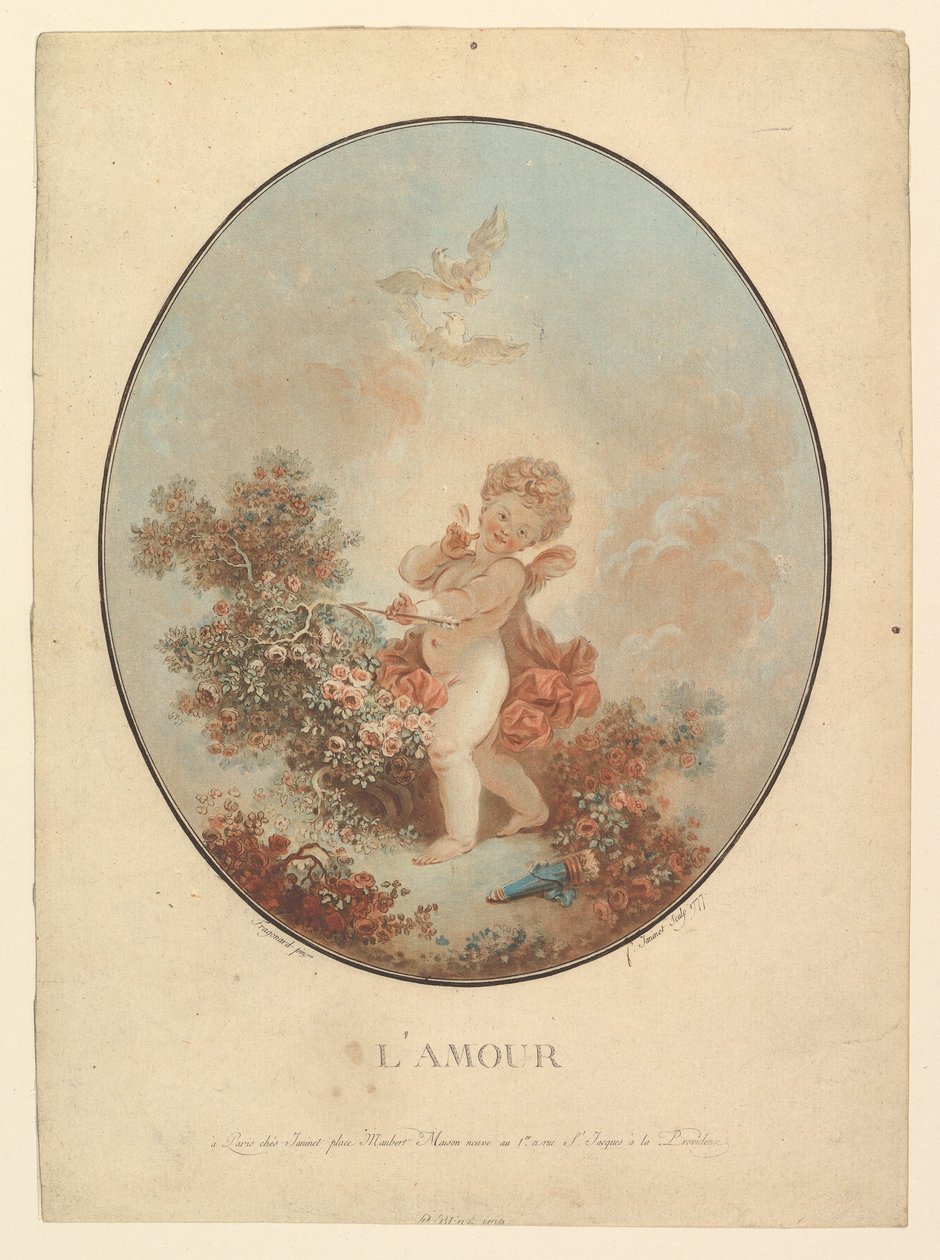 LAmour.n.d. av Jean Francois Janinet