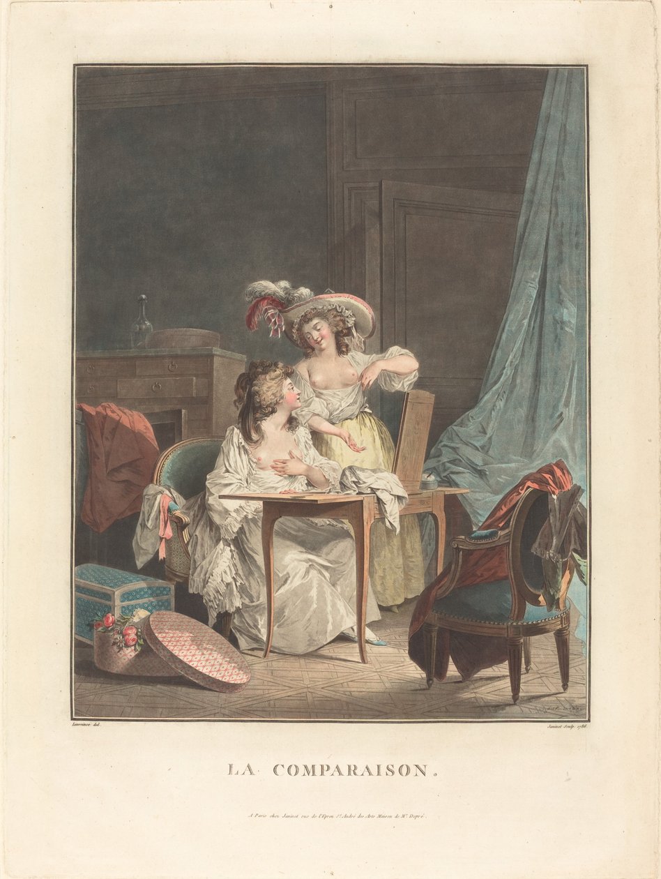 Jämförelsen, 1786. av Jean Francois Janinet
